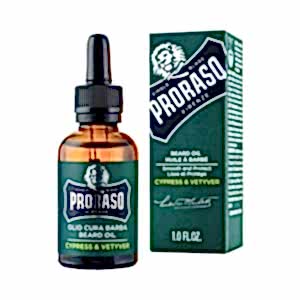 Olejek do brody Proraso Cypress & Vetyver 30ml, nawilżenie i pielęgnacja zarostu WIlanow - Klimczaka 6a - BRODSKI barbershop - sklep