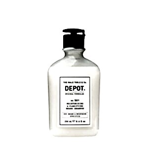 DEPOT NO. 501 Nawilżający i Oczyszczający Szampon do Brody 250 ml – kosmetyki dla mężczyzn dostępne w BRODSKI Barbershop Wilanów, Frankfurt nad menem.