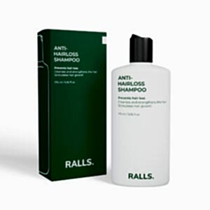 Szampon przeciw wypadaniu włosów Ralls Anti-Hairloss Shampoo 175 ml z ekstraktem z kiełków pszenicy i soi, dostępny w BRODSKI Barbershop w Wilanowie.